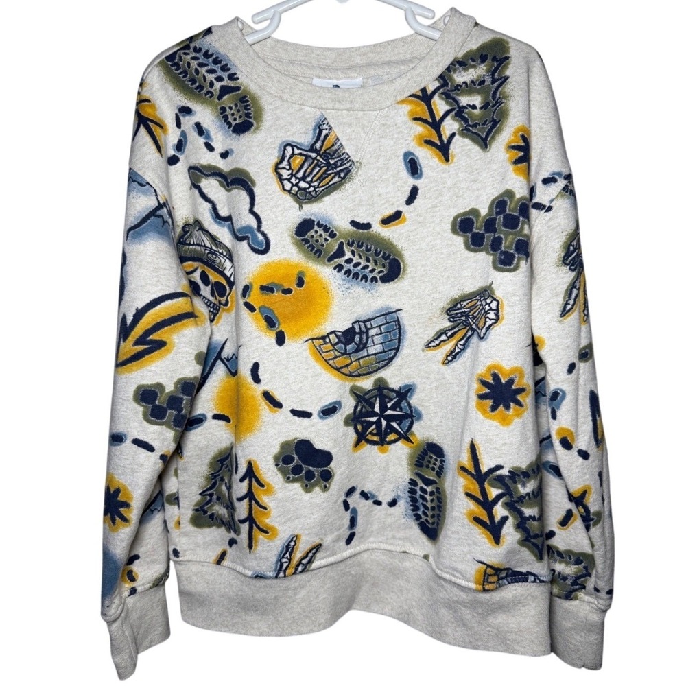 Tommy Bahama Boys Medium (7/8) Adventure Graphic Sweatshirt